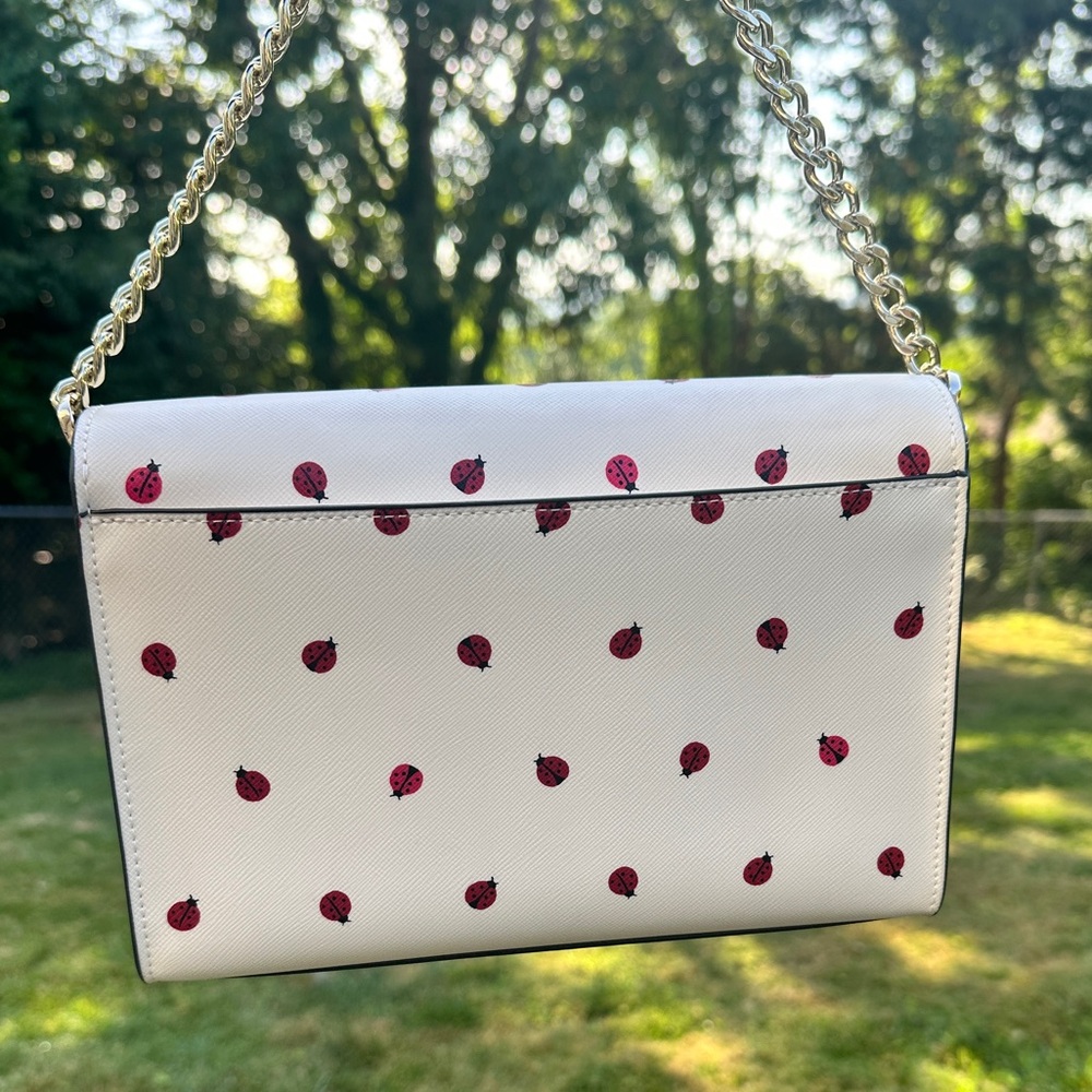 Kate Spade NWT Lady Bug Convertible Bag Purse with 2 straps and dust bag R$349 - Picture 3 of 11